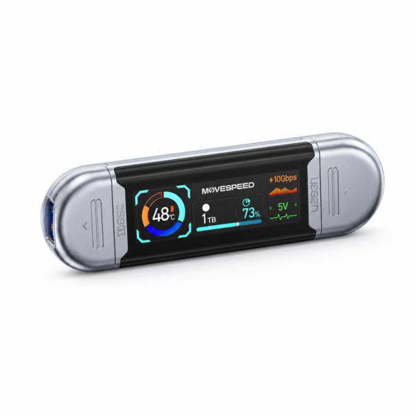 MOVESPEED SeeU SU10 256 ГБ - SSD флешка з LCD, USB-C та USB-A