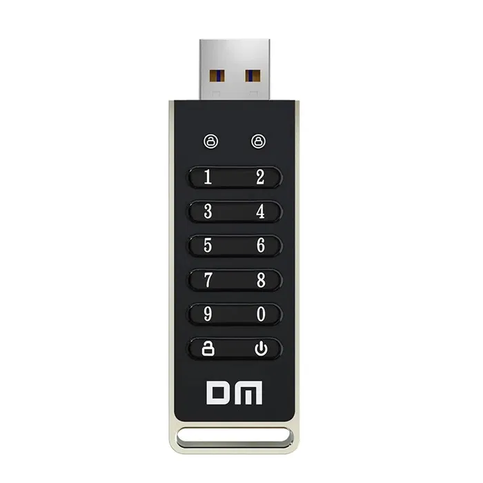 Захищена USB-флешка 32 Гб з апаратним шифруванням, PIN-кодом та функцією самознищення - Зображення 2
