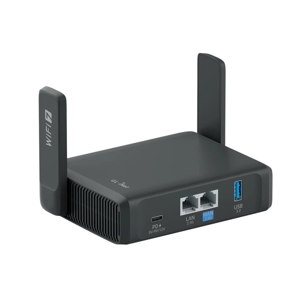 GL.iNet Slate 7 (GL-BE3600) портативний роутер з сенсорним екраном та Wi-Fi 6 - Зображення 6