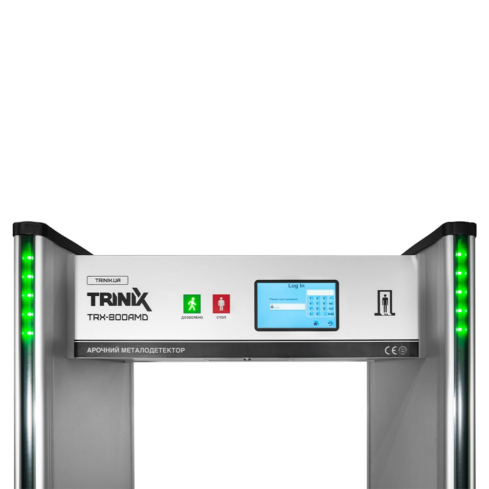 Арочний металодетектор Trinix TRX-800AMD, 33 зони детекції