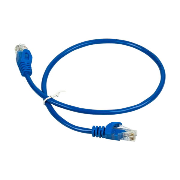 Патч-корд мережевий гігабітний Trinix UTP, RJ-45, CAT.5 1.5m Blue
