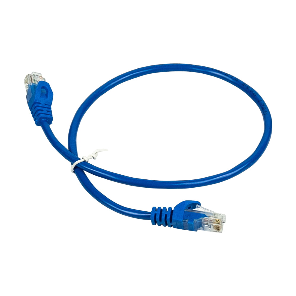 Патч-корд мережевий гігабітний Trinix UTP, RJ-45, CAT.5 1.5m Blue