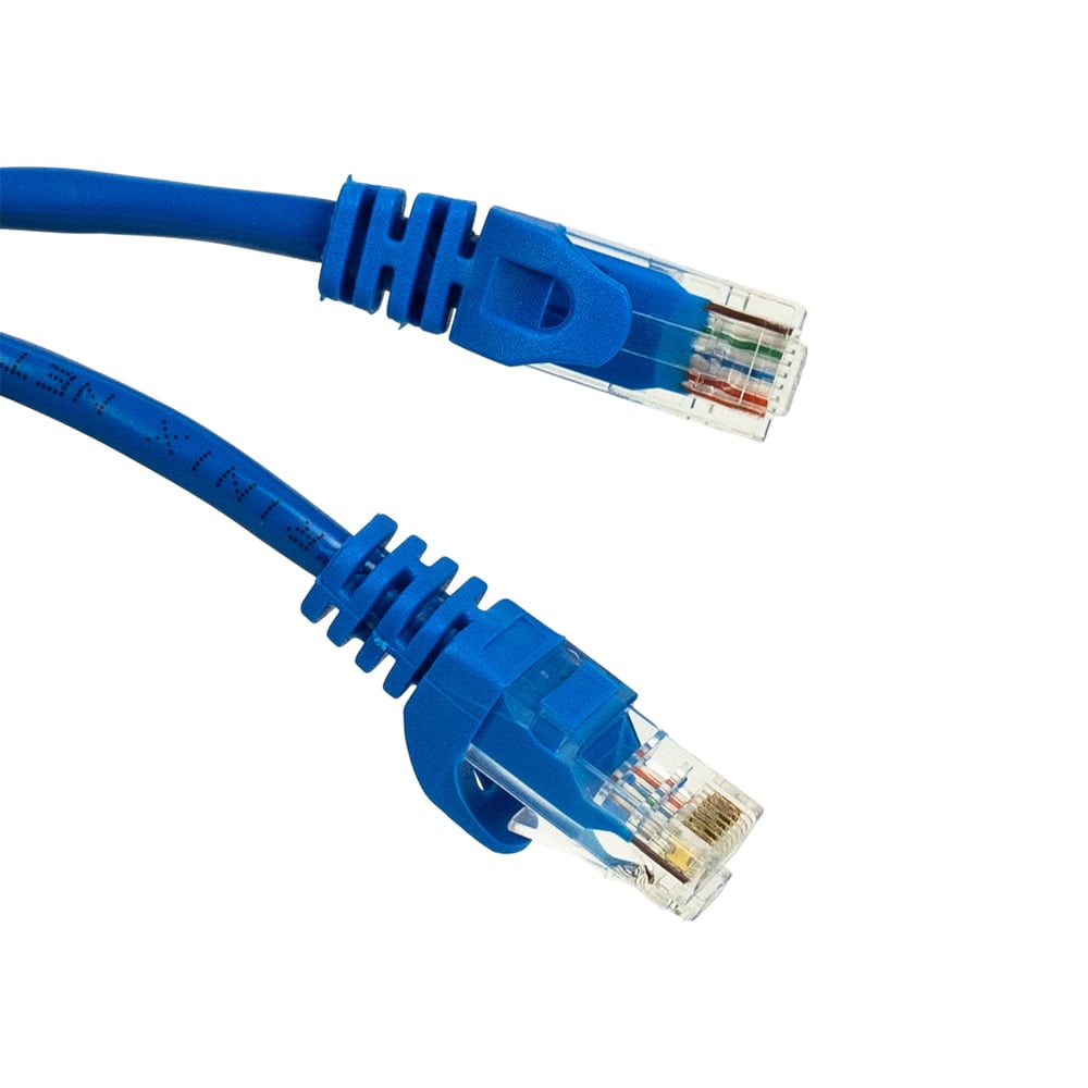 Патч-корд мережевий гігабітний Trinix UTP, RJ-45, CAT.5 1.5m Blue