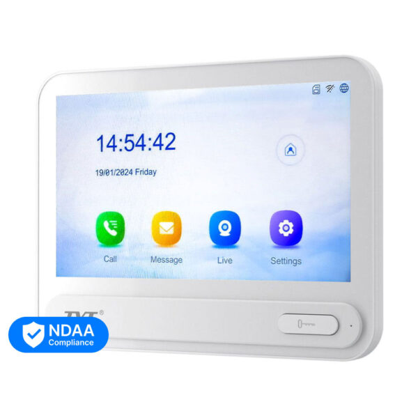 IP-відеодомофон з WiFi 7" TVT TD-E2137-PE/TP/WF White