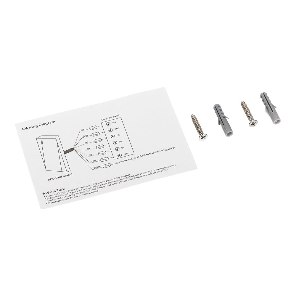 Зчитувач карт EM-Marine Trinix TRR-1201EW White водонепроникний