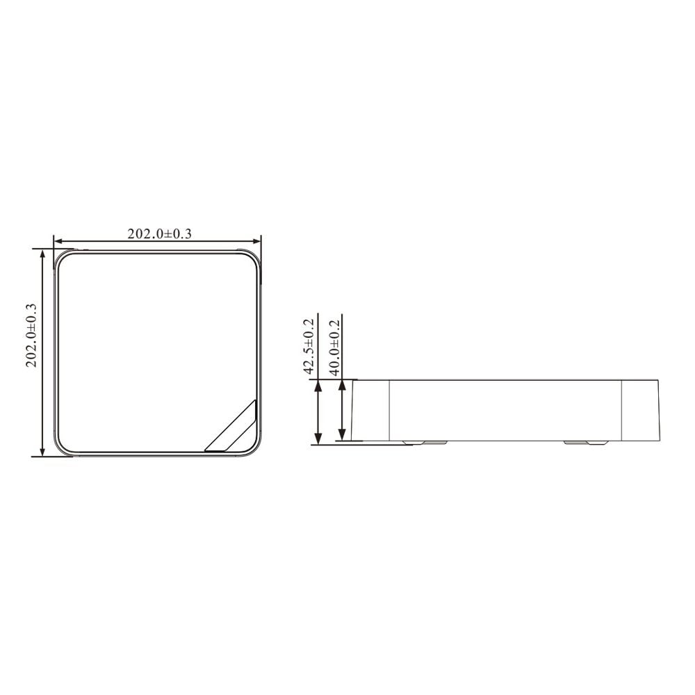 IP-відеореєстратор 4-канальний 8Mp TVT TD-3004H1-4P-A1L (40-64) з 4 портами PoE