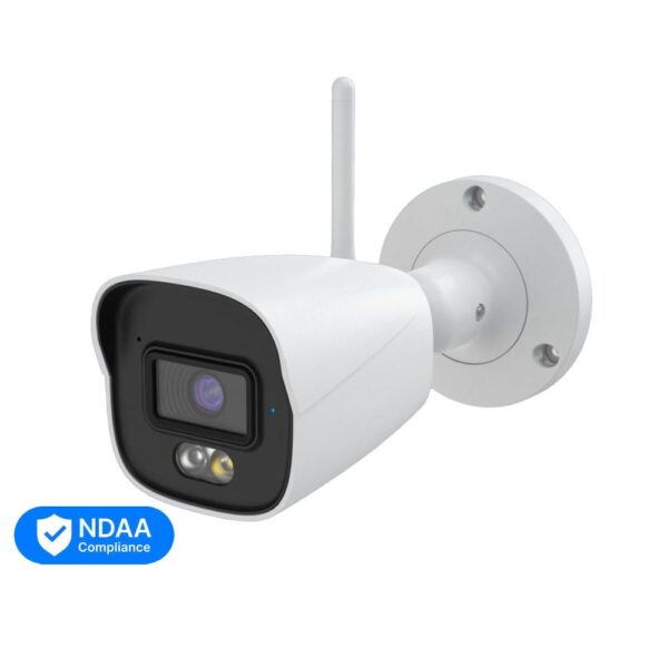 IP-відеокамера з WiFi 6 5Mp TVT TD-9451S4-C(D/WF/AW2) White f=2.8mm, ІЧ+LED-підсвічування, з мікрофоном