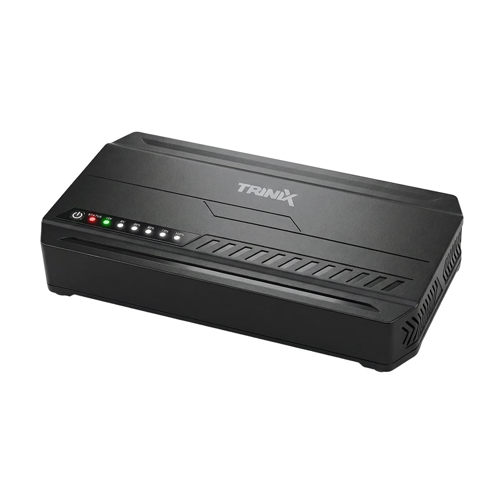 Джерело безперебійного живлення DC UPS Trinix TRX-MUPS-1848 Type-C (24000mAh LiFePo4) 5V/9V/12V/48V/PoE, LiFePo4 4*6Ah, для роутера і медіаконвертера