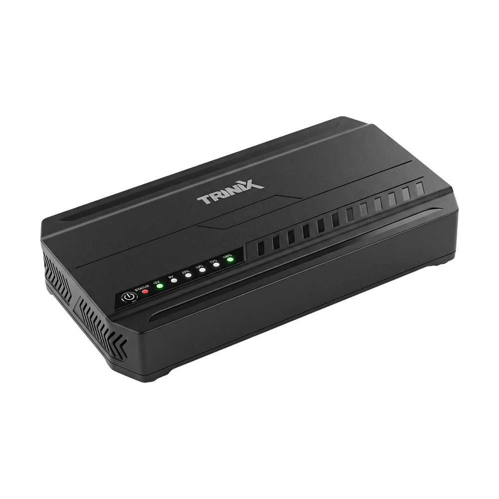 Джерело безперебійного живлення DC UPS Trinix TRX-MUPS-1848 Type-C (24000mAh LiFePo4) 5V/9V/12V/48V/PoE, LiFePo4 4*6Ah, для роутера і медіаконвертера