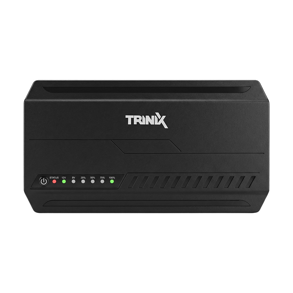 Джерело безперебійного живлення DC UPS Trinix TRX-MUPS-1848 Type-C (24000mAh LiFePo4) 5V/9V/12V/48V/PoE, LiFePo4 4*6Ah, для роутера і медіаконвертера