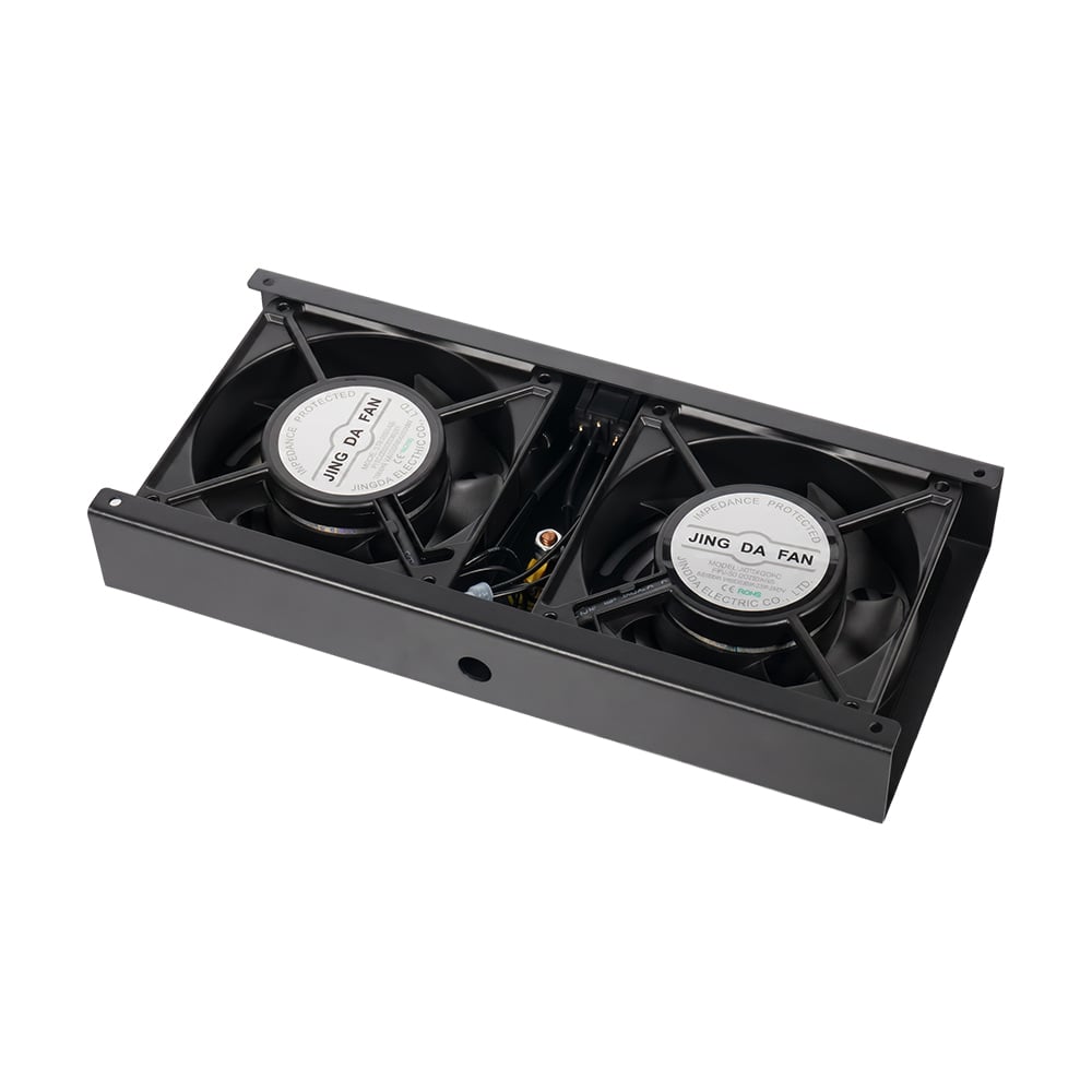 Вентилятор до комутаційних шаф глибиною до 600 мм Trinix TRX-FAN2 Black