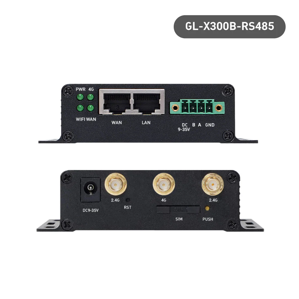 GL.iNet Collie (GL-X300B) - промисловий 4G LTE шлюз IoT з SIM-картою, OpenWrt та апаратним Watchdog - Зображення 2