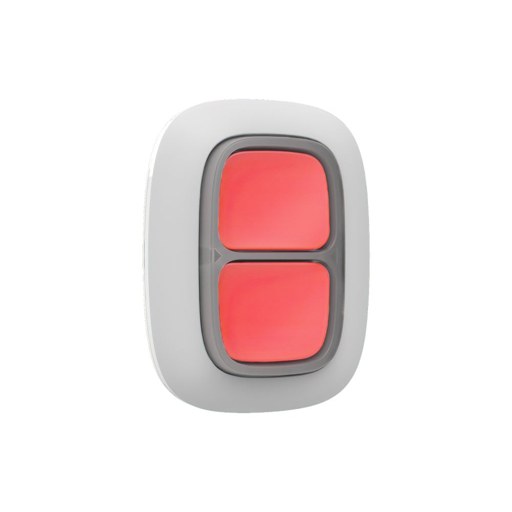 Тривожна кнопка Ajax DoubleButton біла