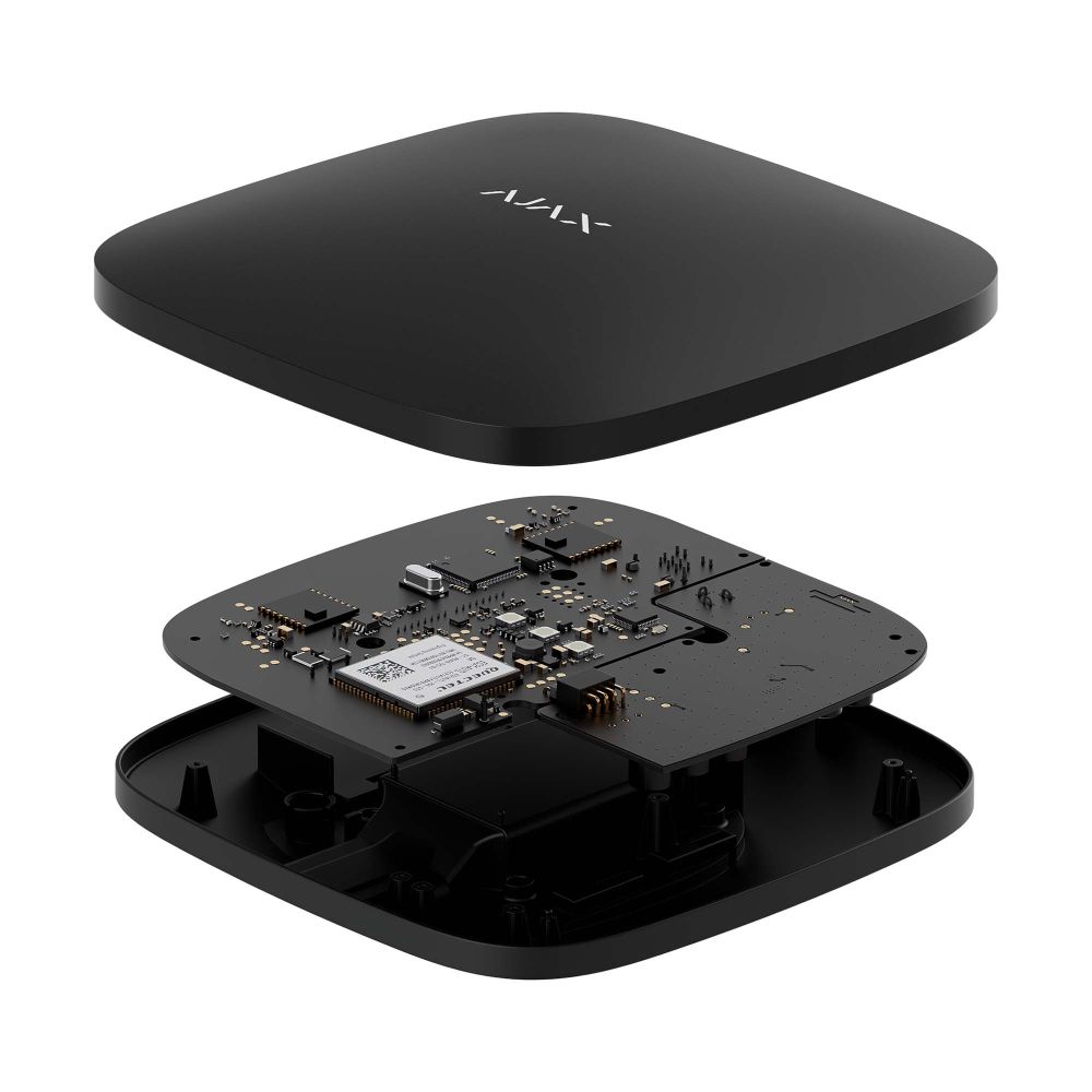 Інтелектуальна централь Ajax Hub 2 (2G) чорна з 2G, Ethernet, підтримкою датчиків з фотоверифікацією