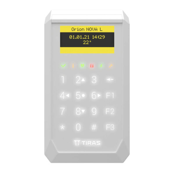 Клавіатура Tiras K-PAD OLED White з OLED-дисплеєм