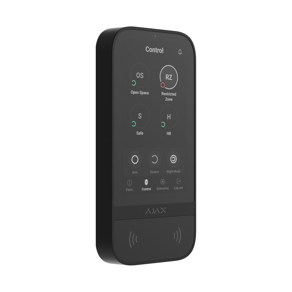 Клавіатура Ajax KeyPad TouchScreen чорна