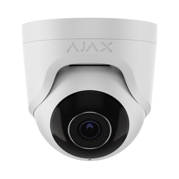 IP-відеокамера 5Mp Ajax TurretCam (5 Mp/2.8 mm) (8EU) ASP White f=2.8mm з мікрофоном