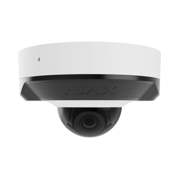 IP-відеокамера 5Mp Ajax DomeCam Mini (5 Mp/2.8 mm) (8EU) ASP White f=2.8mm з мікрофоном