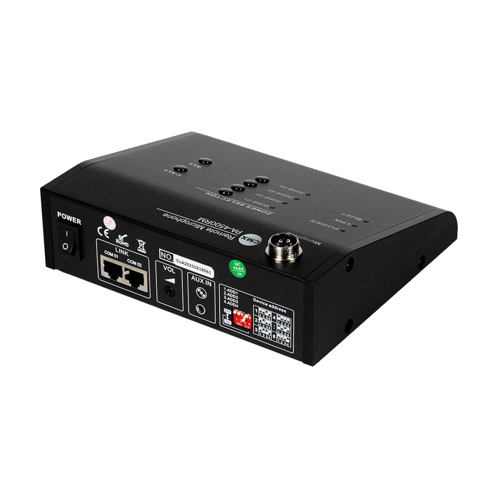 Мікрофон виносний пейджинговий CMX PA-4500RM, 4 зони