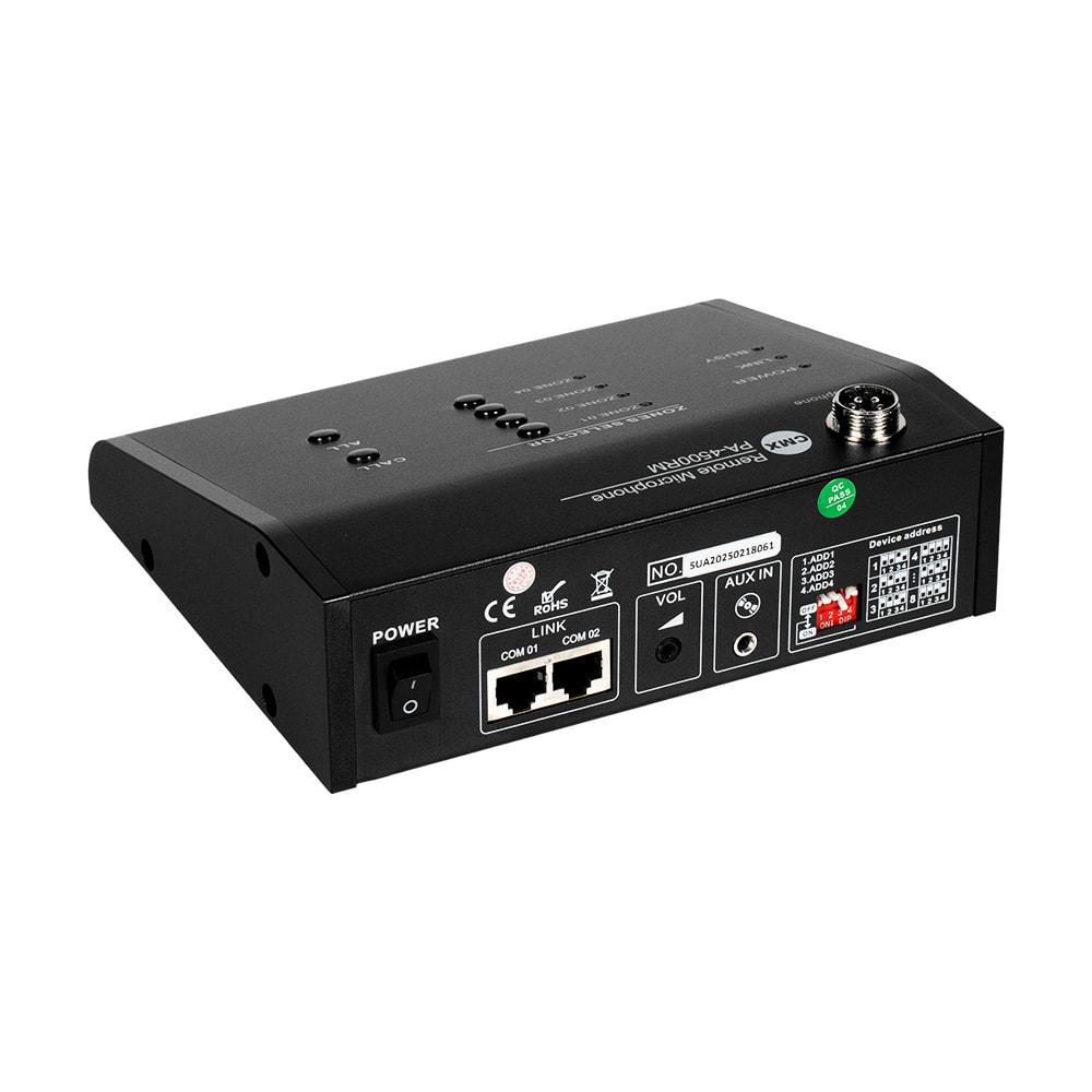 Мікрофон виносний пейджинговий CMX PA-4500RM, 4 зони