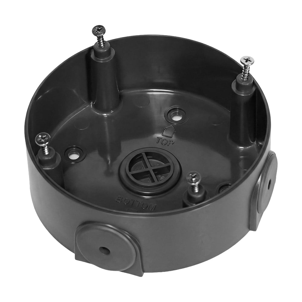 Монтажна коробка Light Vision VLC-01BX, пластик, 120*50 мм, графітова