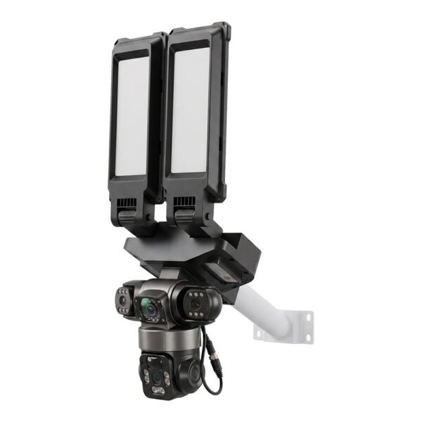 IP PTZ-відеокамера автономна з WiFi, прожектором та сонячною панеллю 3Mp+3Mp+3Mp Light Vision VLC-1223WIL/3C (Lamp+Solar) f=4mm, на акумуляторних батареях
