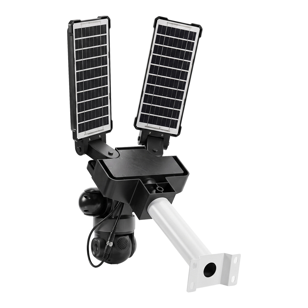 IP PTZ-відеокамера автономна з WiFi, прожектором та сонячною панеллю 3Mp+3Mp+3Mp Light Vision VLC-1223WIL/3C (Lamp+Solar) f=4mm, на акумуляторних батареях