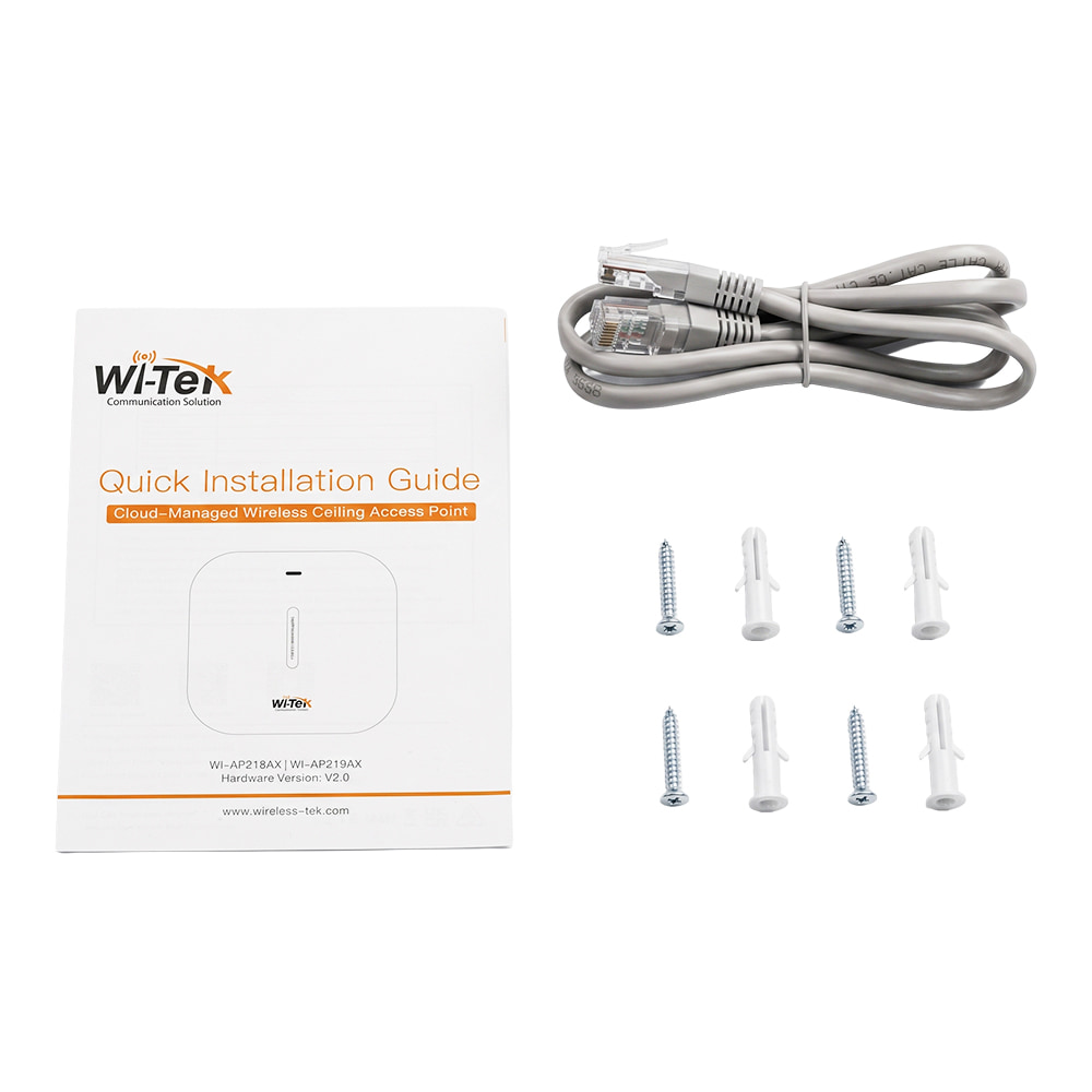 Точка доступу WiFi 6 2.5G Wi-Tek WI-AP219AX V2 дводіапазонна