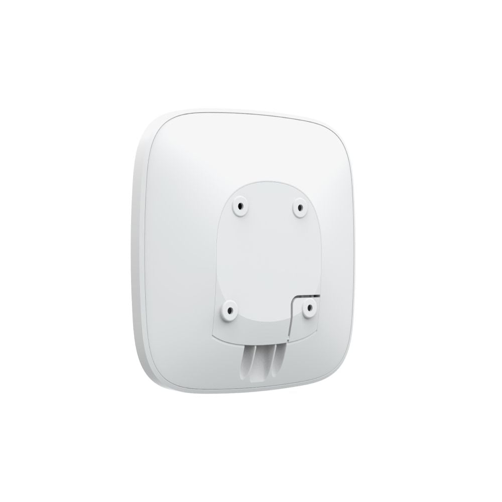 Інтелектуальна централь Ajax Hub 2 Plus біла з WiFi, 2G, 3G, 4G, Ethernet, підтримкою датчиків з фотоверифікацією