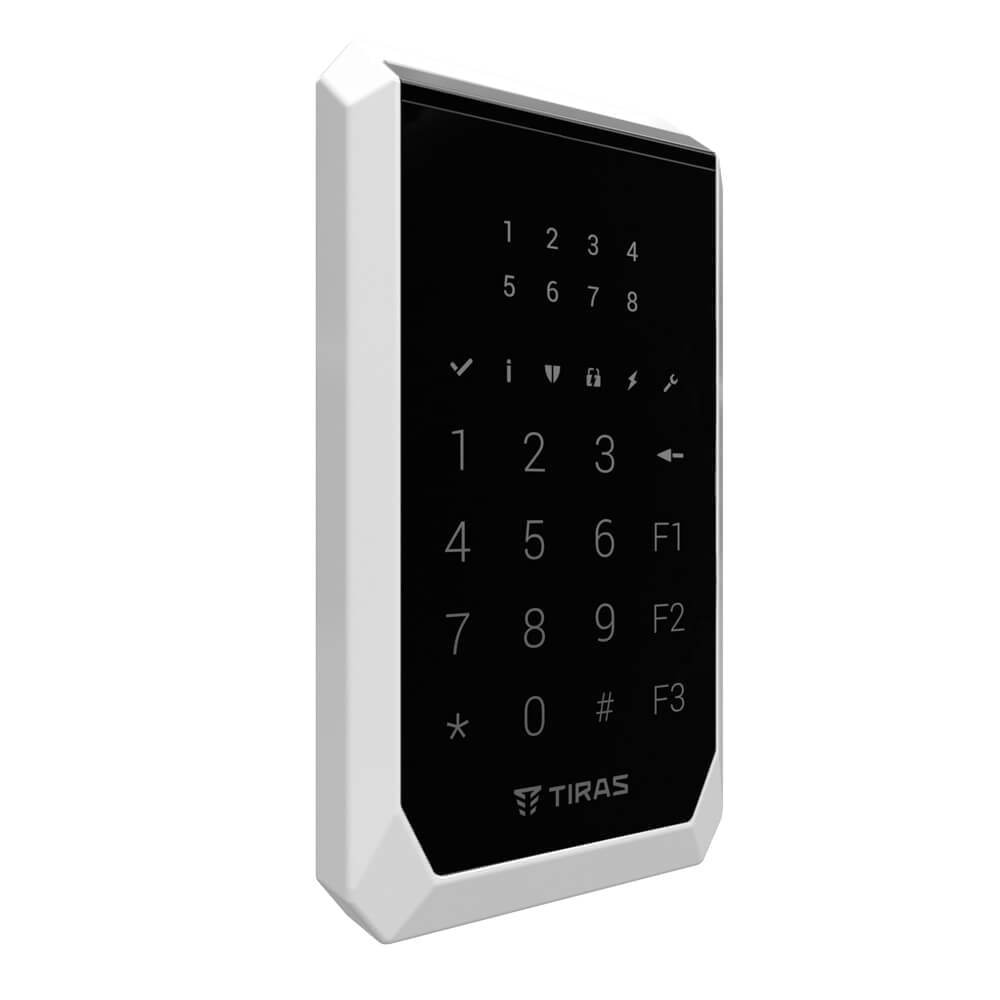 Клавіатура Tiras K-PAD8 Black на 8 індикаторів зон