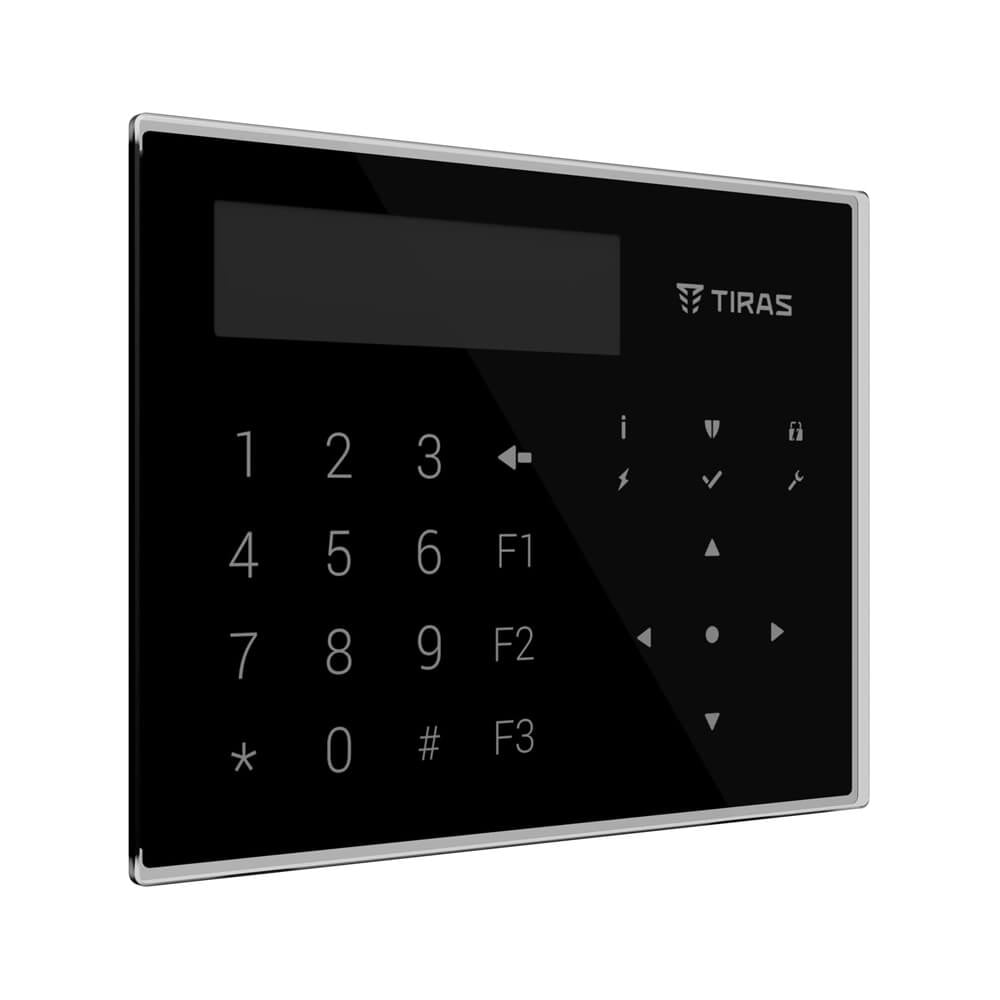 Клавіатура Tiras K-GLCD Black з OLED-дисплеєм