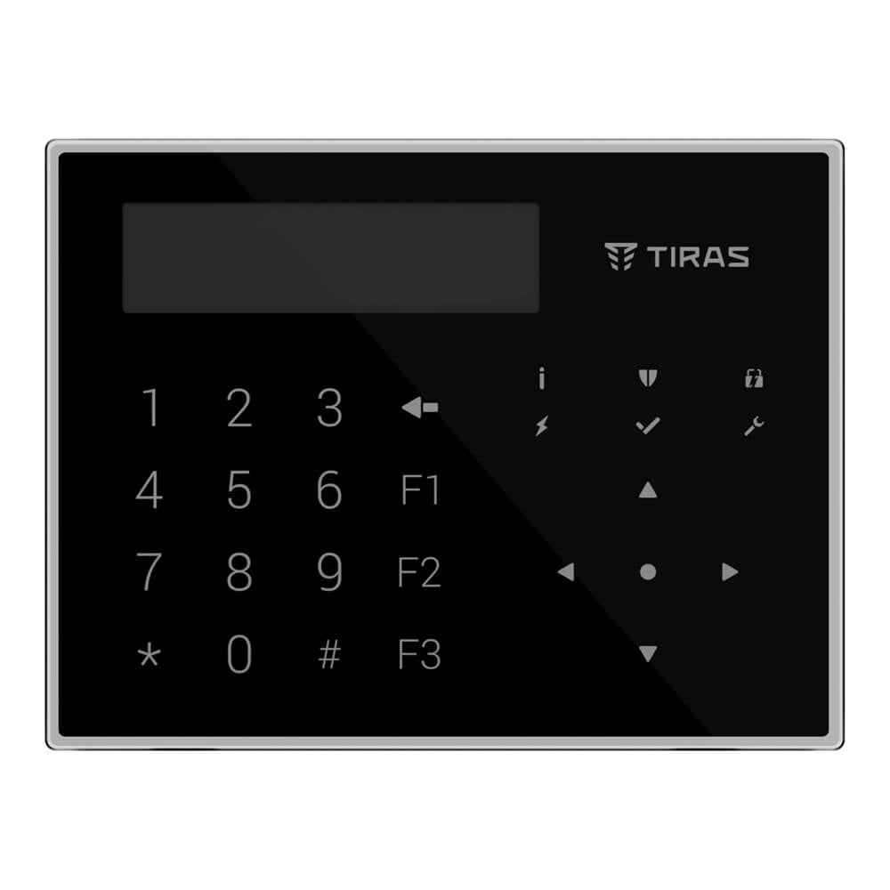 Клавіатура Tiras K-GLCD Black з OLED-дисплеєм