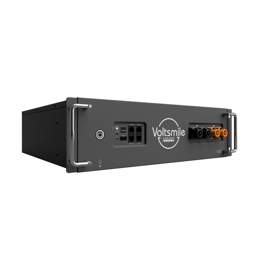Акумуляторна батарея літій-залізо-фосфатна LiFePO4 51.2В 5120Вт*год Voltsmile V10 Classic монтаж в стійку 19"