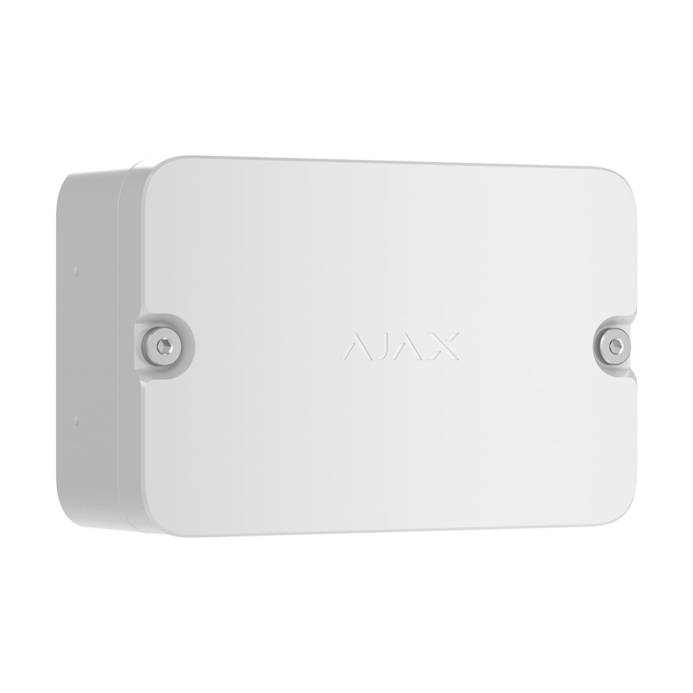 Бездротовий адресний модуль подвійного вводу/виводу Ajax EN54 I/O Module (2X2) White для пожежної сигналізації