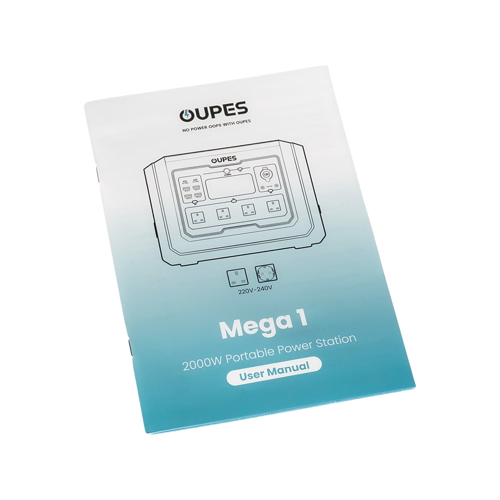 Портативна зарядна станція OUPES Mega 1 S1 2000W 1024Wh LiFePO4