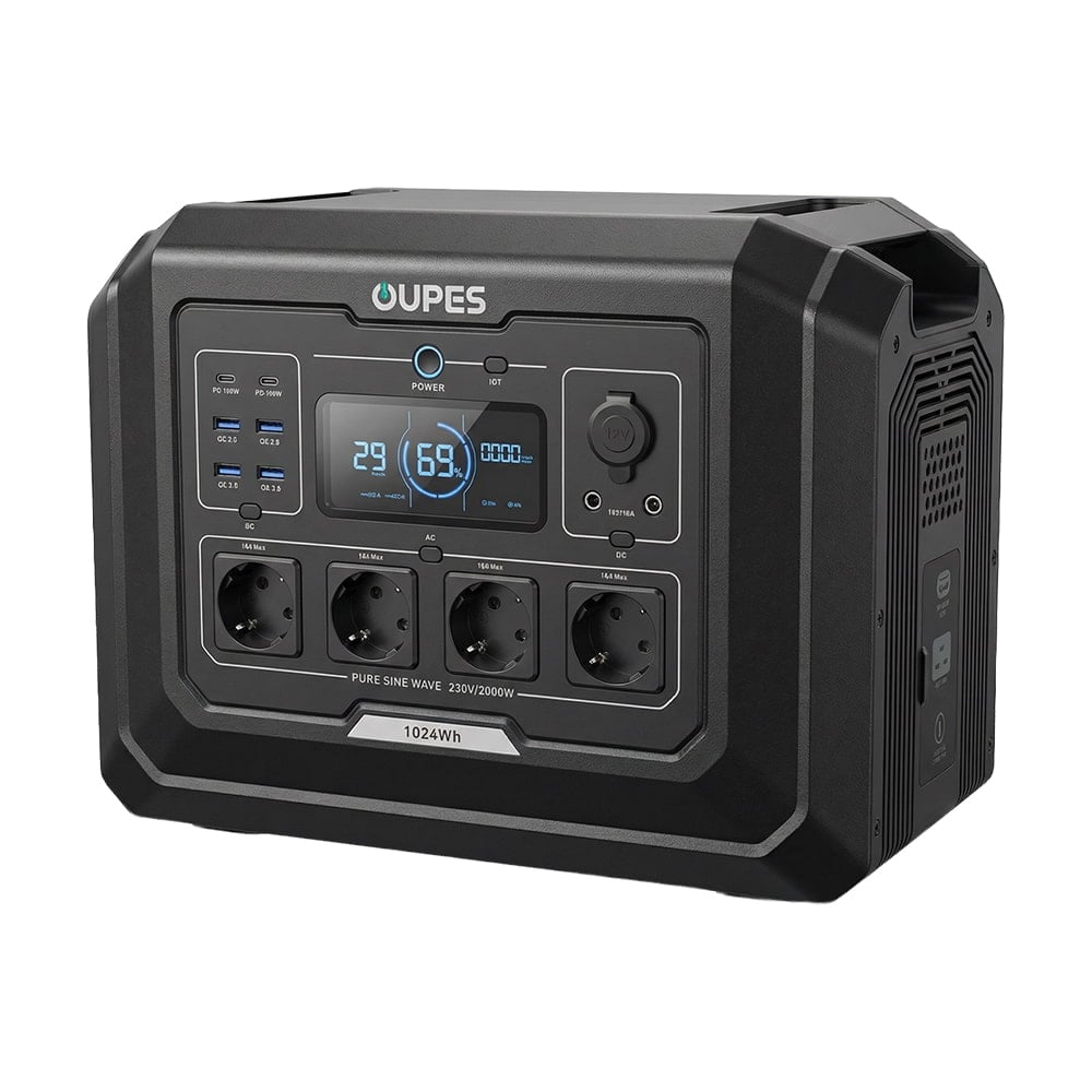 Портативна зарядна станція OUPES Mega 1 S1 2000W 1024Wh LiFePO4