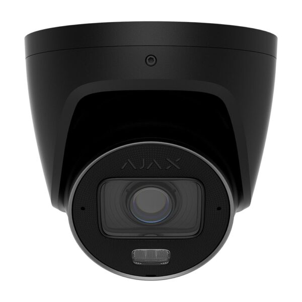 IP-відеокамера 5Mp Ajax TurretCam HLVF (5 Mp) Black f=2.8-12mm, ІЧ+LED-підсвічування, з мікрофоном