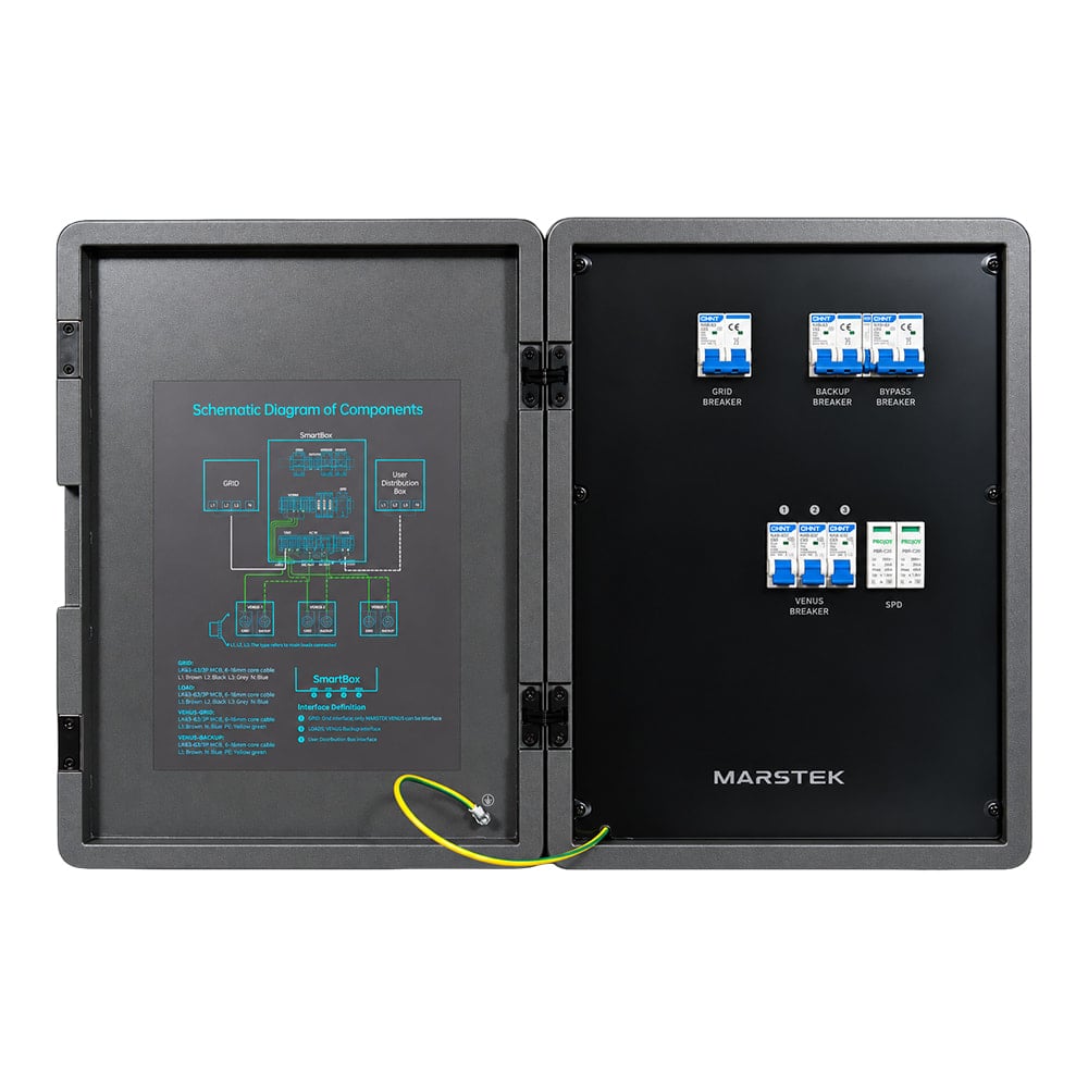 Смартбокс однофазний Marstek DB63S для керування системами накопичення енергії серії Marstek Venus