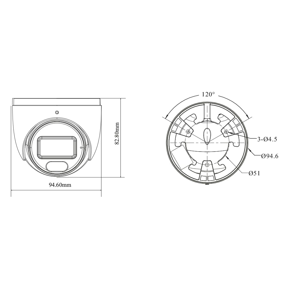 IP-відеокамера 6Mp TVT TD-9564E4B-A(D/PE/AW2) White f=2.8mm, ІЧ+LED-підсвічування, з мікрофоном