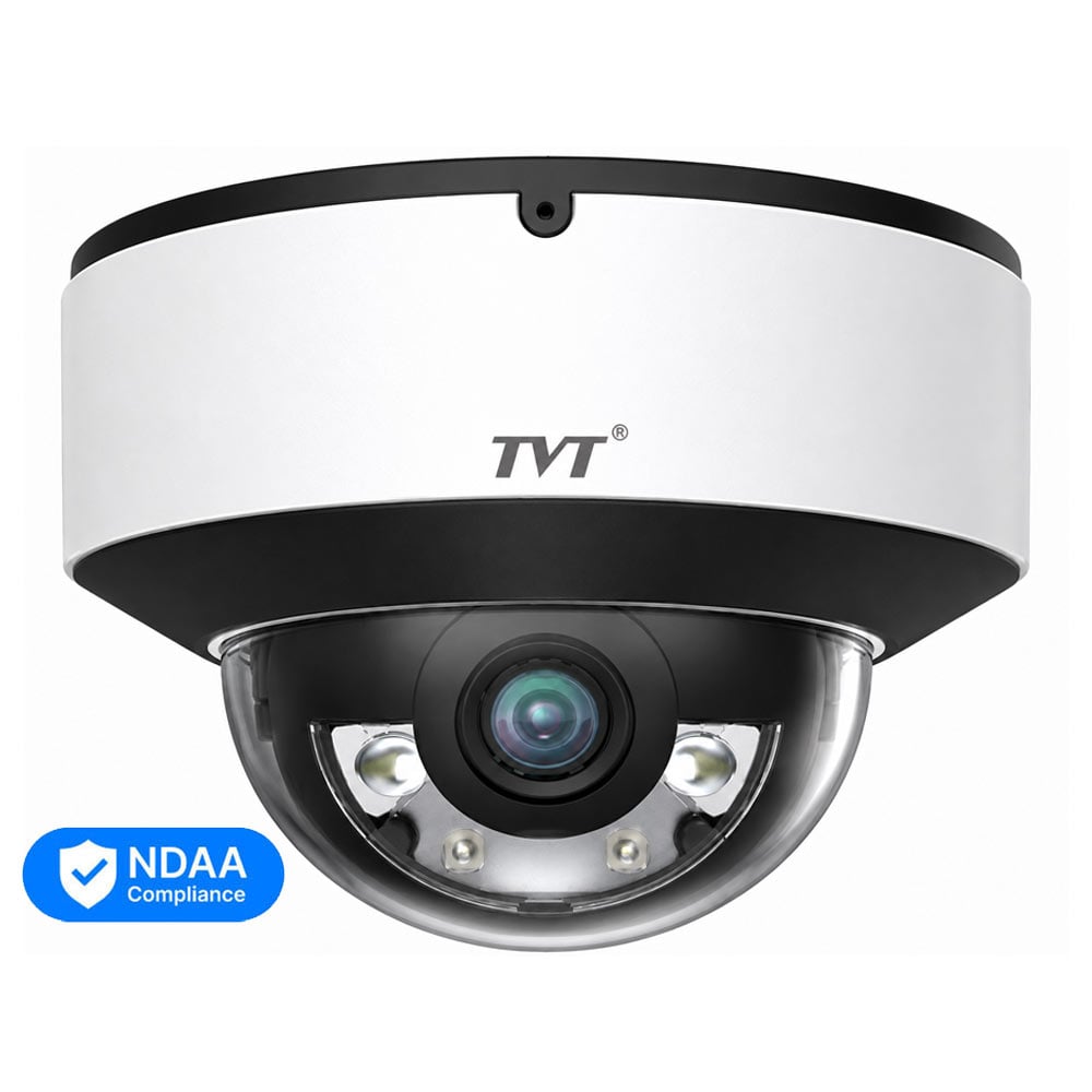 IP-відеокамера 6Mp TVT TD-9561E4B-A(D/PE/AW2) White f=2.8mm, ІЧ+LED-підсвічування, з мікрофоном