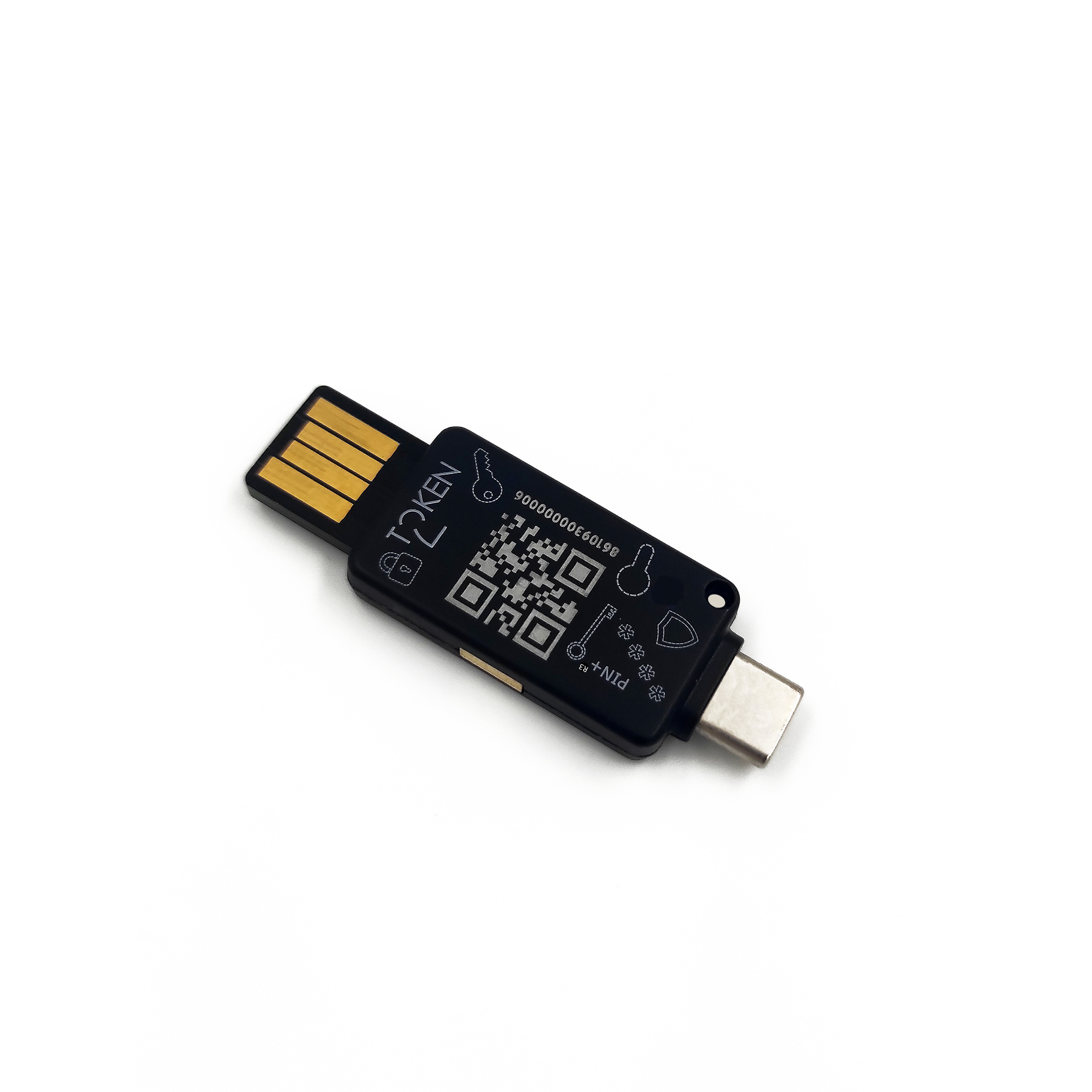 Token2 PIN+ Dual Release3.3 — FIDO2.1 ключ безпеки з PIV, OpenPGP, OTP та USB-A/USB-C