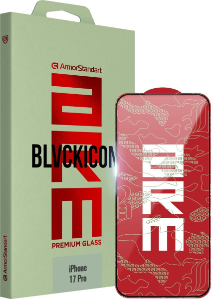 Захисне скло Apple iPhone 17 Pro Armorstandart Corning Black Icon Black (ARM88499)