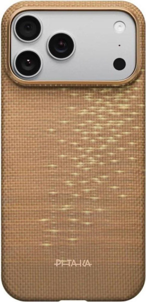 Чохол-накладка Apple iPhone 17 Pro Max Pitaka Ultra-Slim Case Golden Glint (KI1707AG)