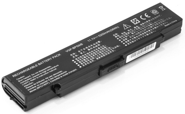 Акумулятор до ноутбука PowerPlant NB00000137 SONY VAIO VGN-CR20 5200 мАг