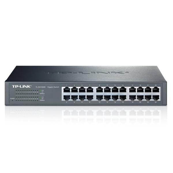 Світч TP-Link TL-SG1024D Black 24 портів