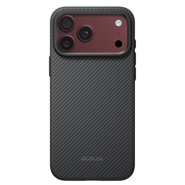 Чохол-накладка Apple iPhone 18 Pro Max Pitaka Summa Case 600D Black Gray Twill (KI1801SPM)