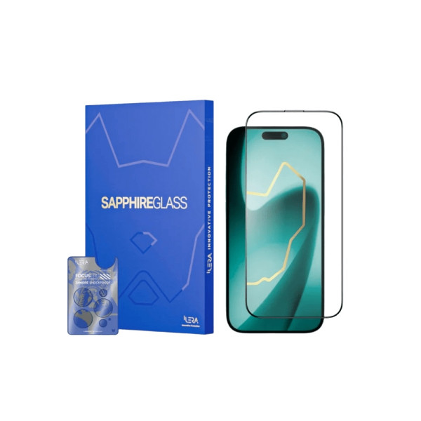 Захисне скло Apple iPhone 17 iLera Sapphire Ultra Glass 2.0 (ILSPDLPL17)
