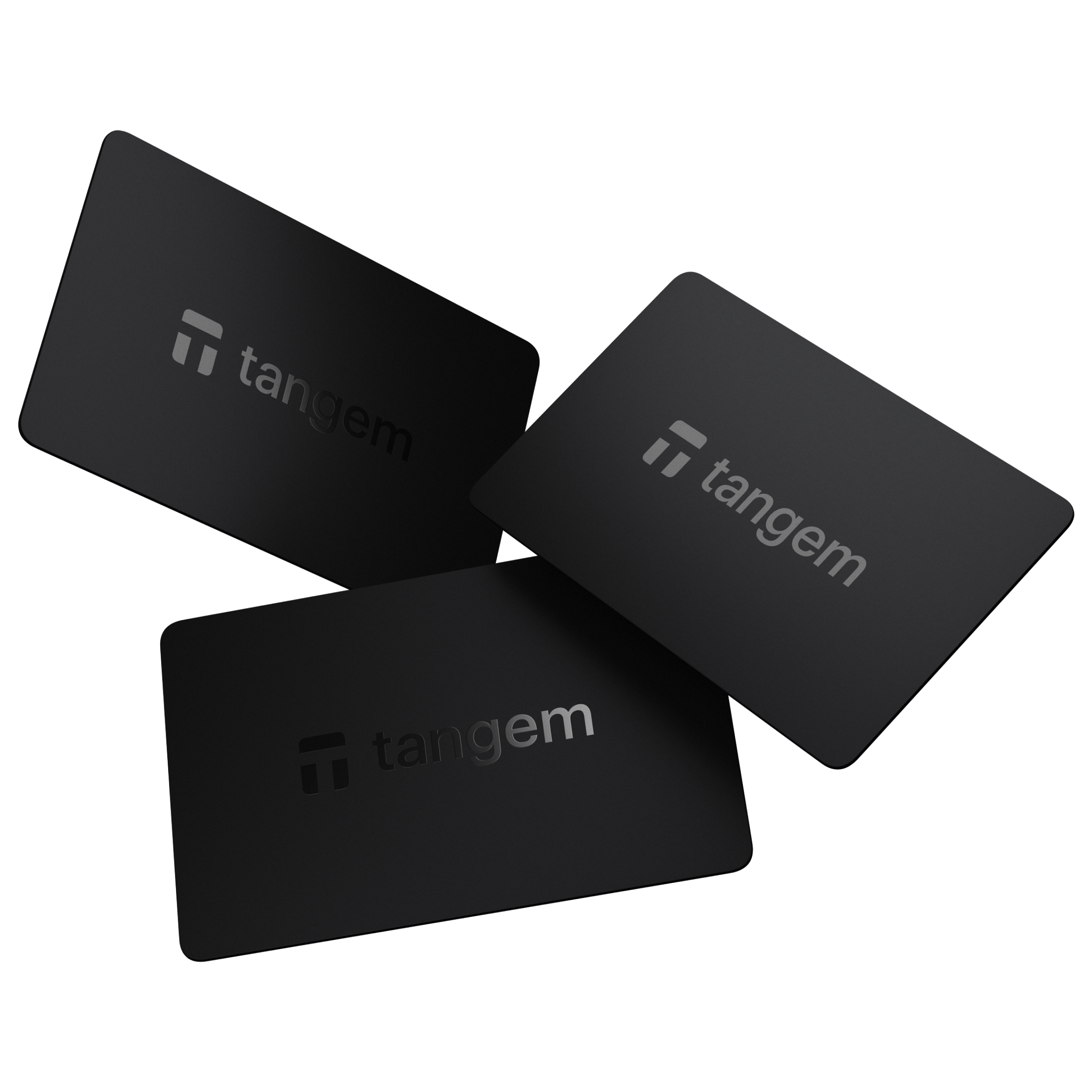 Апаратний криптогаманець Tangem Wallet 2.0 Black, 3 картки, фото 1