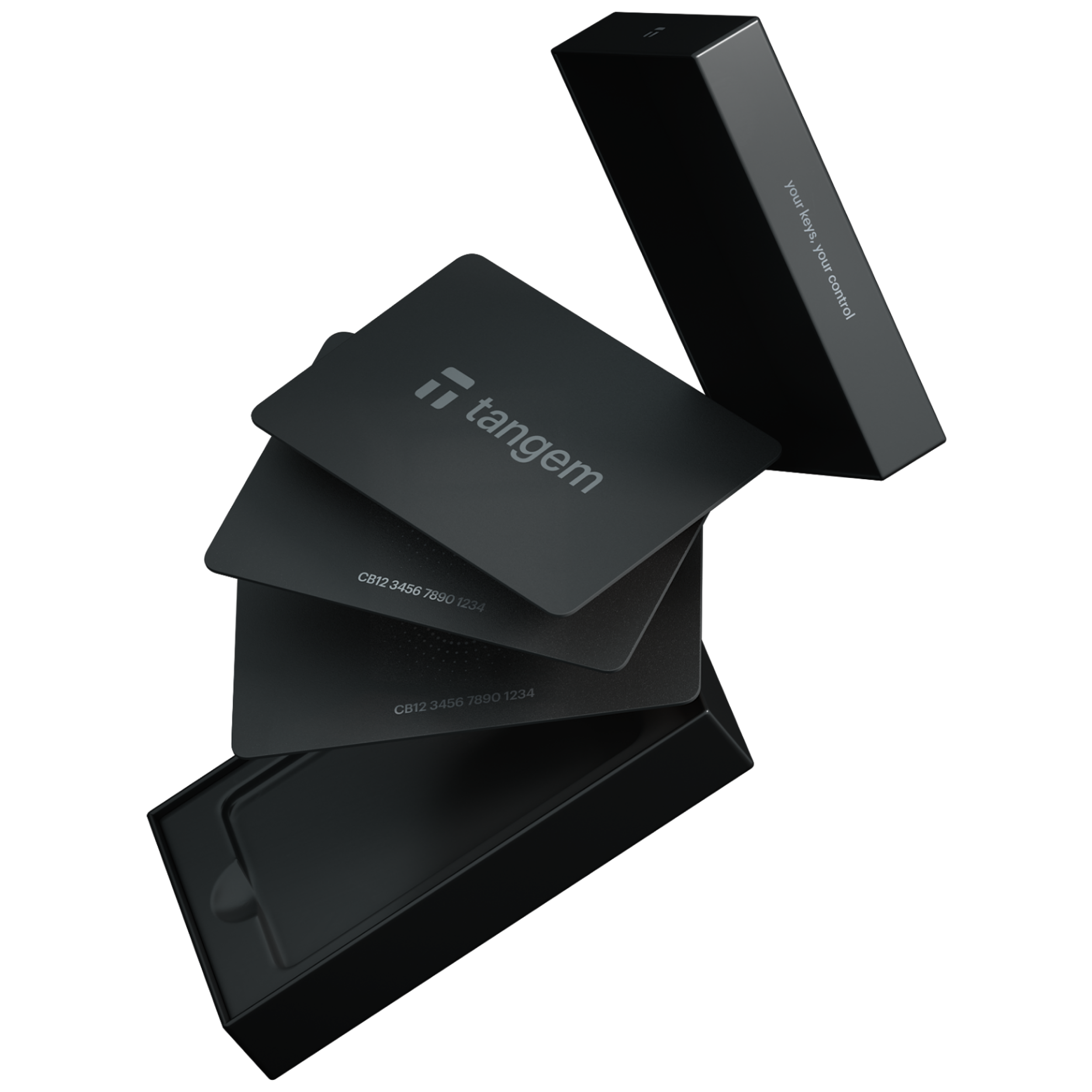 Апаратний криптогаманець Tangem Wallet 2.0 Black, 3 картки, фото 3