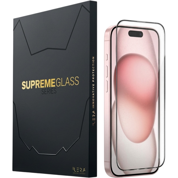 Захисне скло Apple iPhone 18 Pro iLera DeLuxe Original Glass 2.0 (iLFLDL18Pr)